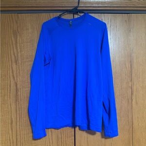Lululemon Athletica Royal Blue Long Sleeve Tee